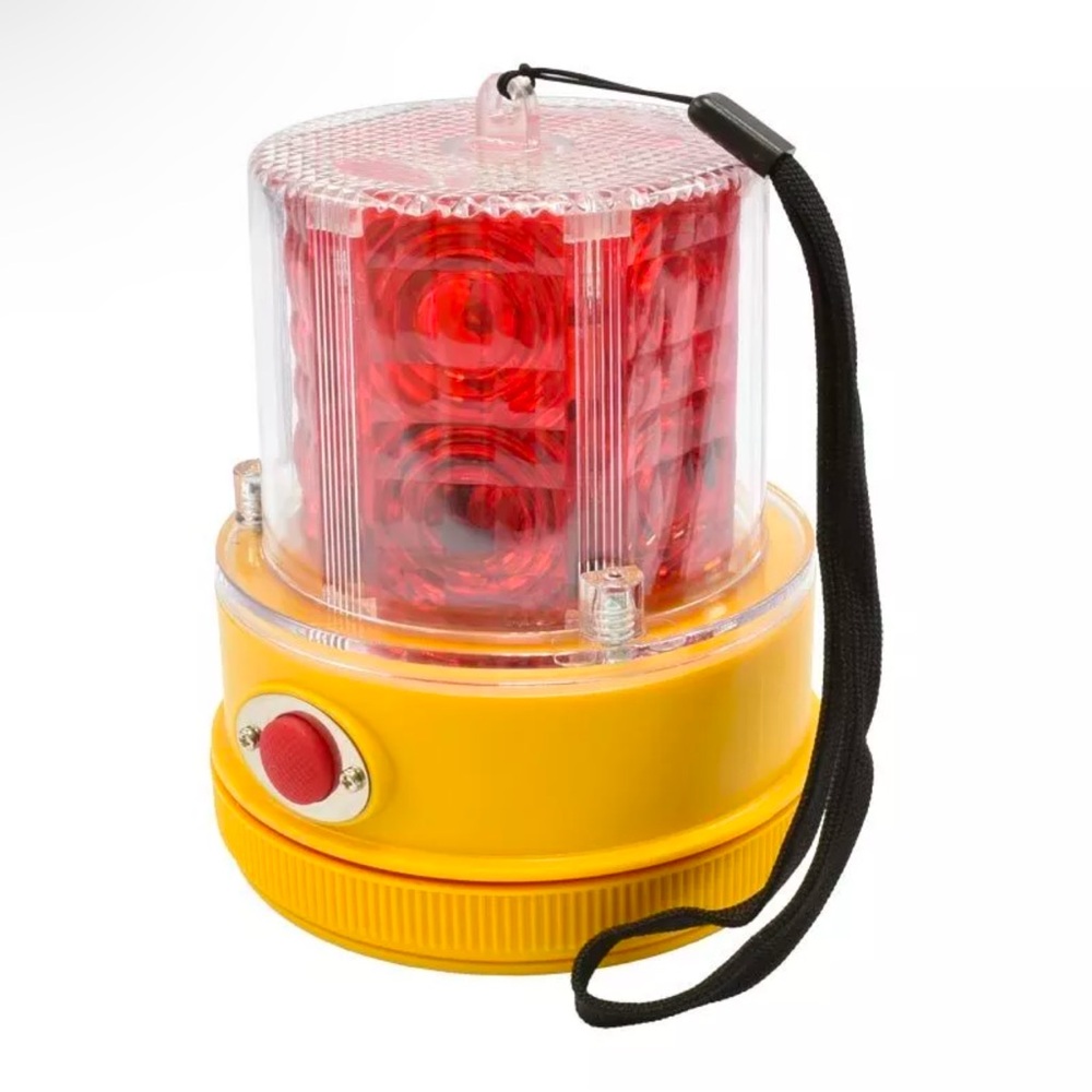 Bright Beacon Warning Light/ Strong Magnet for automobile roof: Battery Powered